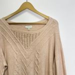 Lucky Brand Champagne Cream Soft Sweater Photo 3