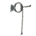 Chico's Vintage Ornate Silver Tone Medallion Link Belt Adjustable O/S Boho Western 40" Photo 3