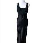 Vintage 90s Rampage Black Scoop Neck Formal Dress Size 5 Photo 2