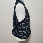 Chadwick's  blue green plaid waistcoat vest size 18 Photo 1