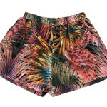 Tyche tropical elastic waist colorful shorts with pockets Pink Photo 1