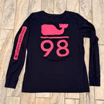 Vineyard Vines NEW  women's small navy/pink graphic whale shirt Photo 0