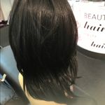 #Human #hair Remy wig Long black BOB Photo 3
