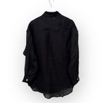 Vitamin A Playa Oversize Linen Cover-Up Shirt Size Medium Photo 4