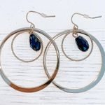 adri's Gold Dangle Hoop Earrings Photo 0