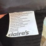 Vintage Y2K Claires Women's S/M Penny Lane Black Faux Fur Vest Ribbed Sleeveless Photo 6