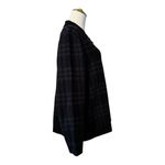 Anne Klein  Black Green Plaid Zip Sweater Cardigan Jacket XL NWT Photo 3