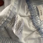 Loft  Light Blue Striped Shorts SIZE 4 Photo 3
