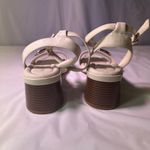 Kelly & Katie  Cream Sandals with Gold Buckle Photo 8