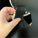 Victoria's Secret Victoria’s Secret velvet body suit, backless, sleeveless, animal print trim,S Photo 11