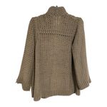 Chico's Chico’s size 1/M Women’s Brown Open Front Chucky Knit Sweater Cardigan Photo 1