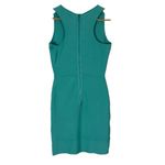 BCBGMAXAZRIA  Gisela Mini Bodycon Bandage Dress Womens S Aqua Sleeveless Y2K Photo 5