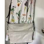 Kenneth Cole White Large Leather Crossbody Bag Photo 8