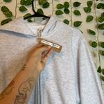 SKIMS New with tags women’s  fleece cropped zip up hoodie XL heather grey Photo 2