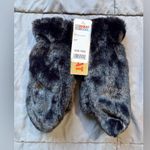 32 Degrees Heat 32 Degrees Black Faux Fur Mittens NWT Photo 0