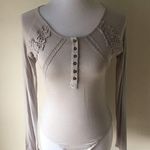 Xhilaration š„SALEš„Xhileration Gray Body Suit Top Photo 0