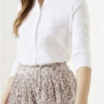 Loft  High Rise Flowy Pleated Floral Shorts | XL Photo 0