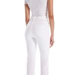 MOTHER High Waisted Rider Ankle White Jeans Size 27 Photo 2