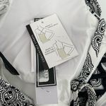 La Blanca Swimsuit Size 18W Oasis Strappy One Piece Mio NWT Paisley B&W Plus Photo 6