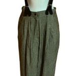 Vtg 80s smarty pants NY plaid suspender pants Size undefined Photo 0
