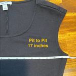 Nine West Classic Little Black Dress W/Capped Sleeves EUC Photo 2