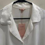 Eberjay Eberjey NWT Malou TENCEL Modal Lace Short Sleeve PJ TOP ONLY Ivory Med Cozycore Photo 2