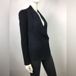 Vince  Draped Blazer with Ribbed Knit Sleeves Size 0 Photo 8
