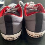 Converse All Star Grey Low Top Sneakers Sz 8 Photo 2