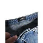 Vervet Mom Jean Fit Jeans Distressed High Rise Crop Women's 28 Stretchy Blue Photo 2