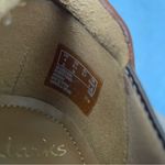 Clarks Collection Size 8.5 Soft Cushion Womens Shoes Flats Slip On Brown Weave Photo 9