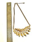 ALDO  gold tone feather leaf pendant necklace Photo 3