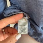 Bella Dahl  Tencel Oversized Cropped Denim Shirt Jacket in Light Blue XS NWT Photo 7