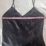 Cacique Chemise Size M Vintage Lace Floral Ruffle Spaghetti Strap Slip Dress Photo 7