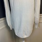 Unif X Urban Outfitters White Waffle Knit Tunic Zipper Sweater Photo 10