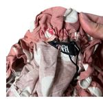 ZARA  Linen Blend Polka Dot Crop Top Size Small Photo 6