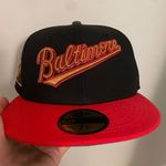 New Era Cap Off the dome podcast x burdeens Chicago Baltimore orioles 30th anniversary patch size 7 1/4 brand new  Photo 1