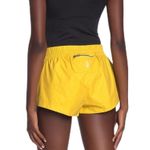 Free People  Shorts Yellow Active Running  Reflective Moonlight Size M New Photo 3
