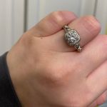 Sterling Silver Diamond Ring Photo 1