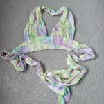 ZARA Satin Tie Top Photo 4