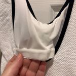 No Boundaries  White Black Trim One Piece Swimsuit Women's Size Small‎ Resort NWT Photo 3