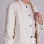 Bella Dahl Anthro Two Pocket Cropped Quilted Jacket Cream Size XS Spring preppy Photo 1