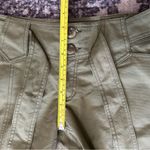 Nanette Lepore  Vintage Women’s Size 4 Olive Army Green Belted Flared Pants Photo 6