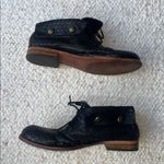 Patricia Nash  Sabrina Perforated Ankle Boot Italian Leather Black 7.5 Photo 3