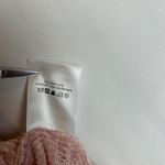 Veronica Beard Jeans Pink Marled Knit Twisted Front Sleeveless Top XS Photo 4