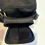 Napa Valley Black canvas Crossbody Bag with bronze Gold Accent could be unisex Photo 5