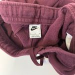 Nike Maroon Fleece Joggers Sweatpants Size Small Cotton Blend Photo 6