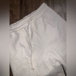 ZARA Cream Women's sweatpants M pleated spring casual classic comfy Photo 2