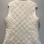 Liz Claiborne Cream Quilted Sleeveless Vest Photo 1