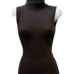 Spanx  Women's Brown Sleeveless High Neck Shirt Top Size Small Photo 3
