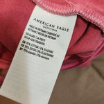 American Eagle AE Strappy Go Lucky Pink Red Tank Top Criss Cross Backless Medium Photo 4